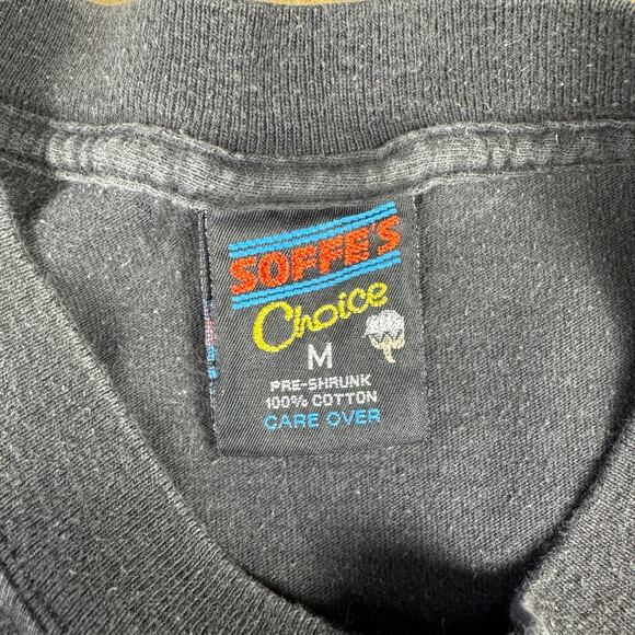 Vtg USAF Air Force McChord AFB T-Shirt Mens M Black Soffe’s Choice Single Stitch - Picture 2 of 8